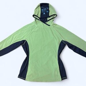 Y2K Fairy Green Velour Hoodie by Lolë!